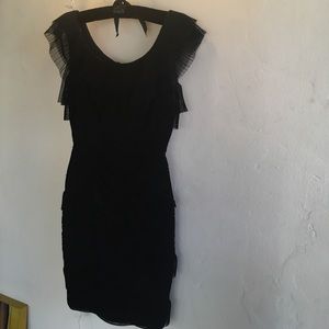 BCBG Maxazria ruffled dress