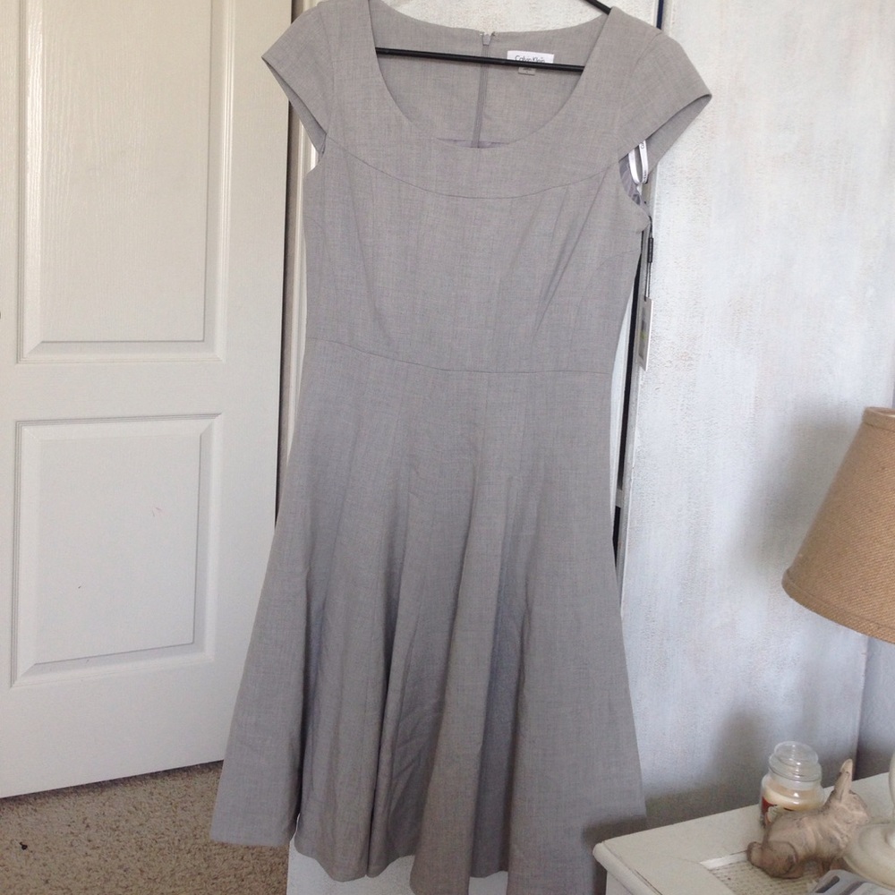 Gray Calvin Klein Dress