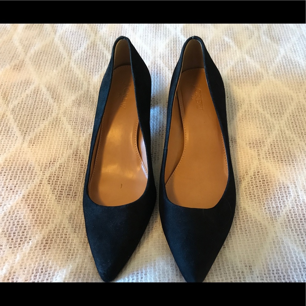 Navy Blue J Crew Heels