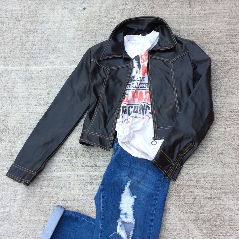 Vegan Leather Jacket