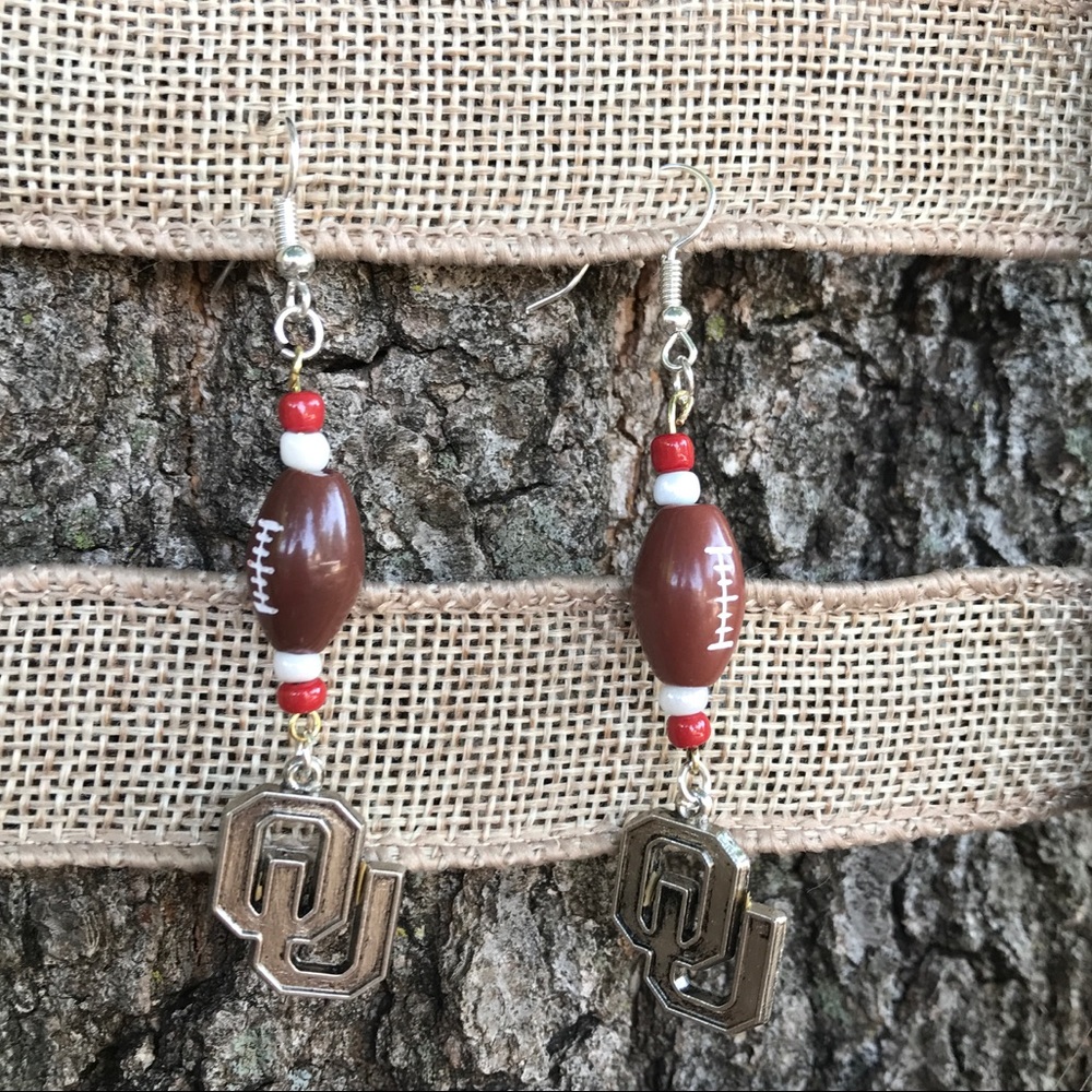 OU earrings