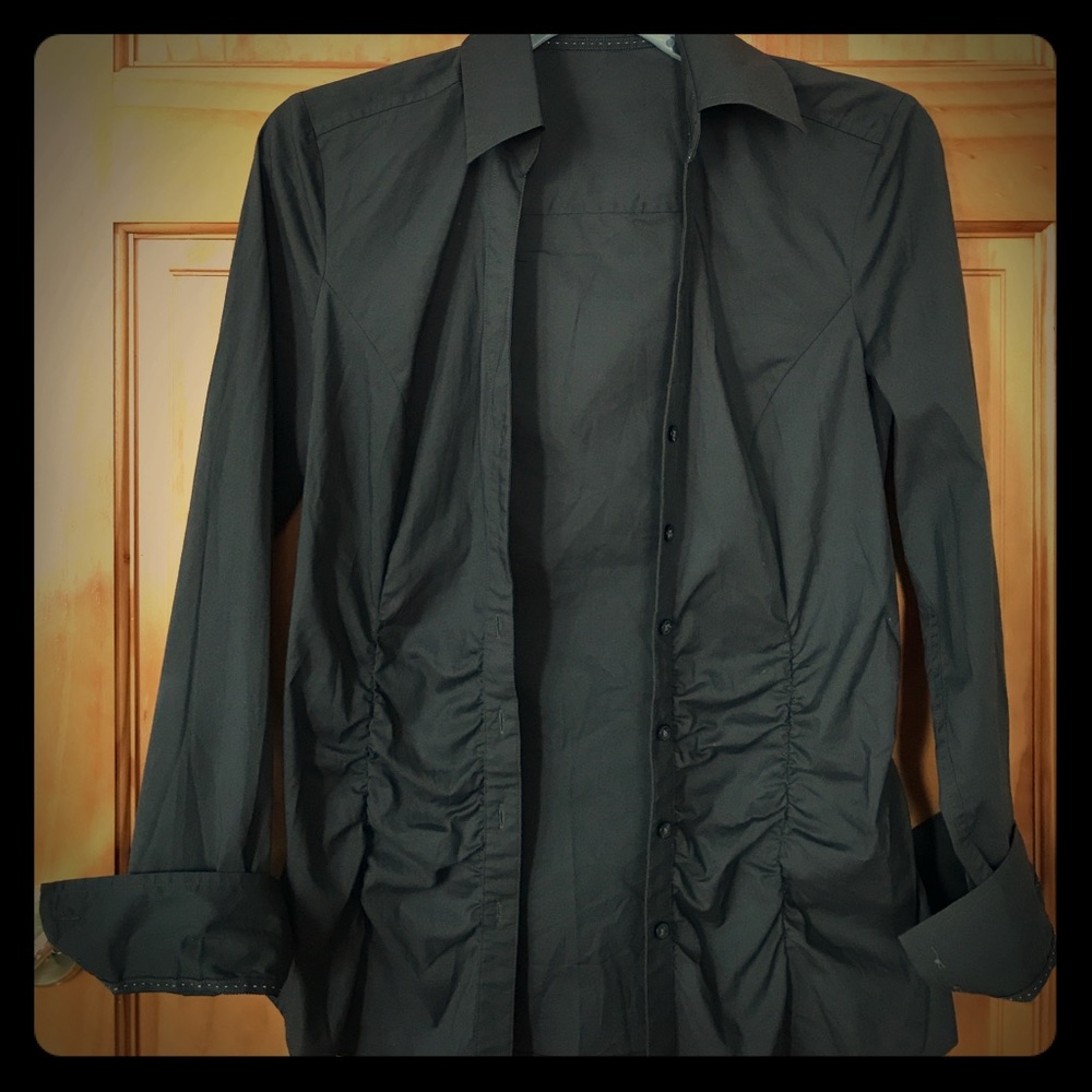Black button down Express shirt