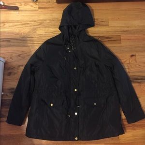NWT Forever 21 black hooded jacket