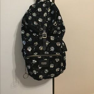 PINK vs sequin backpack