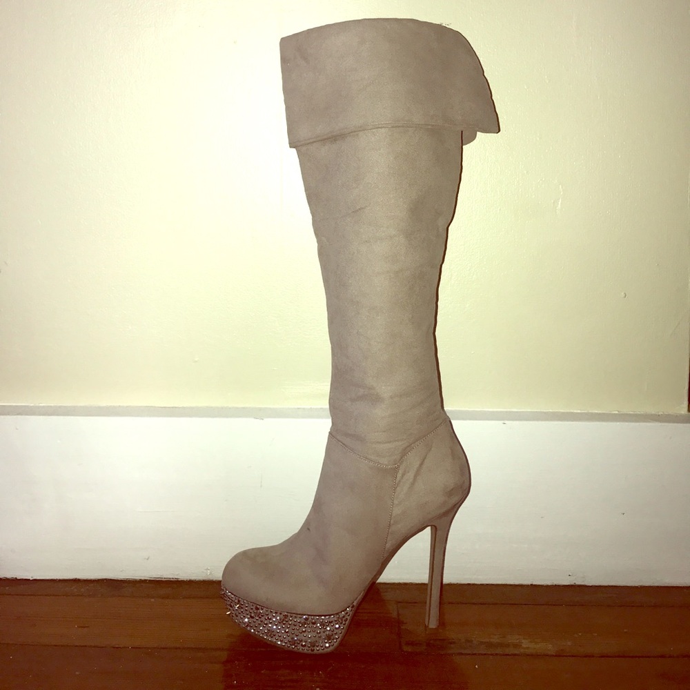 Bakers studded knee-high