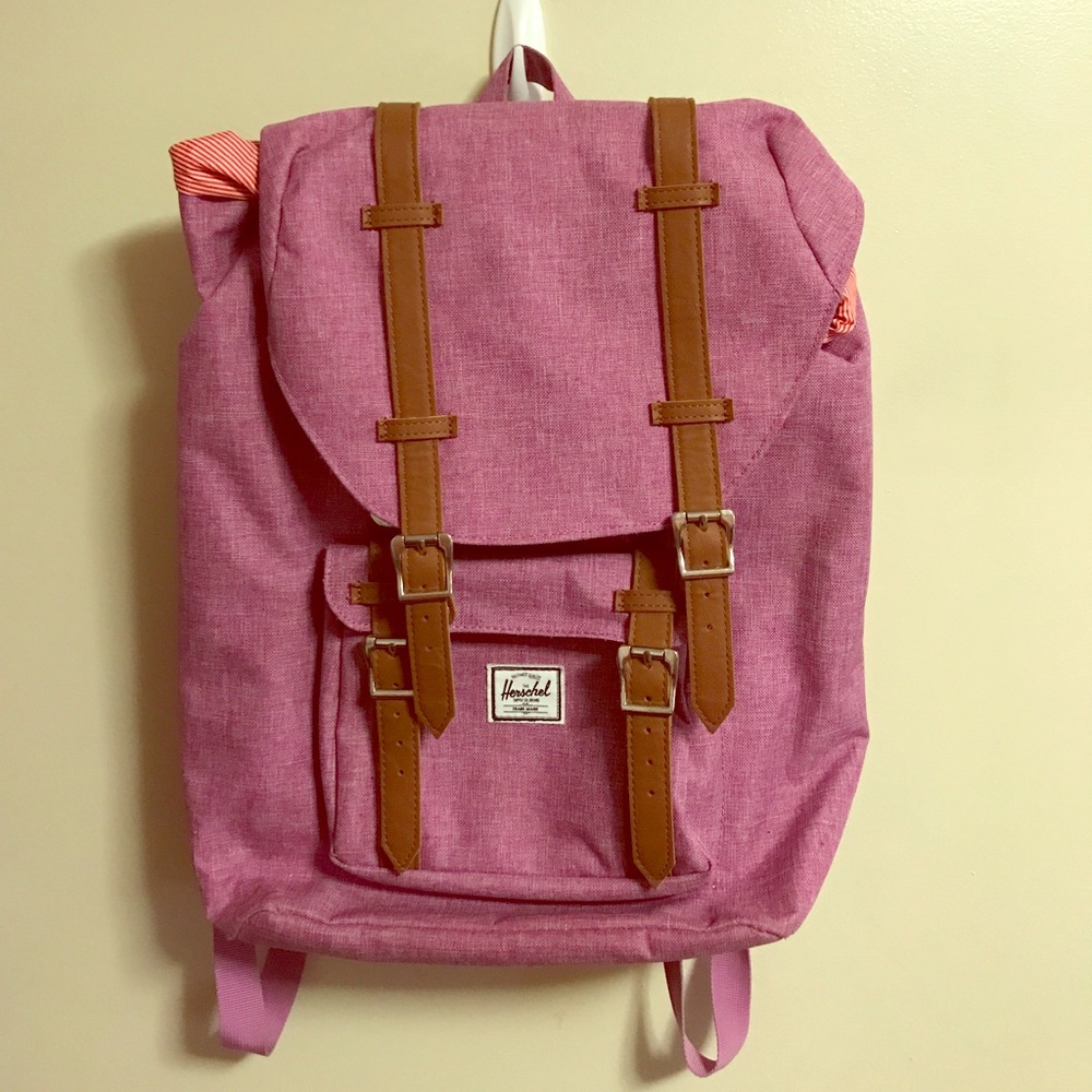 Pink Herschel backpack, unused w/o tags