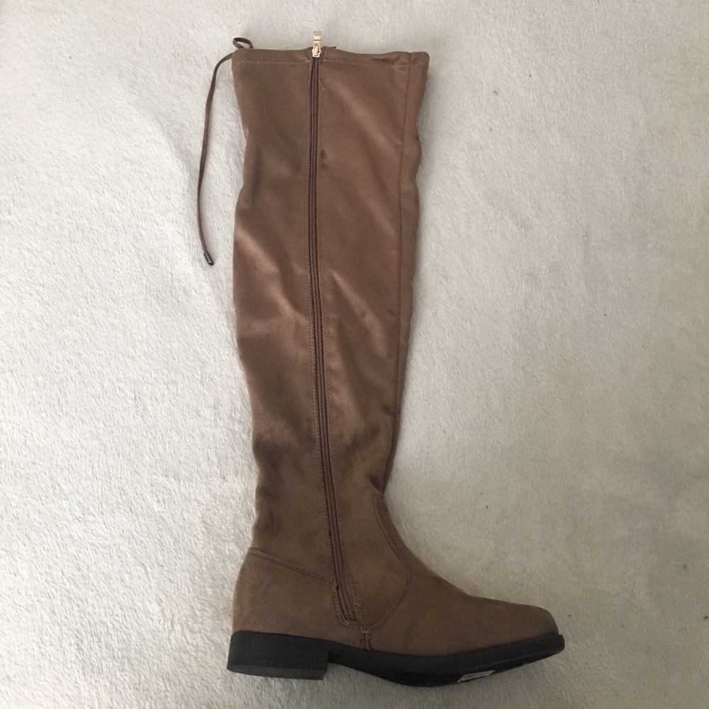 Faux Suede Over the Knee Boots!