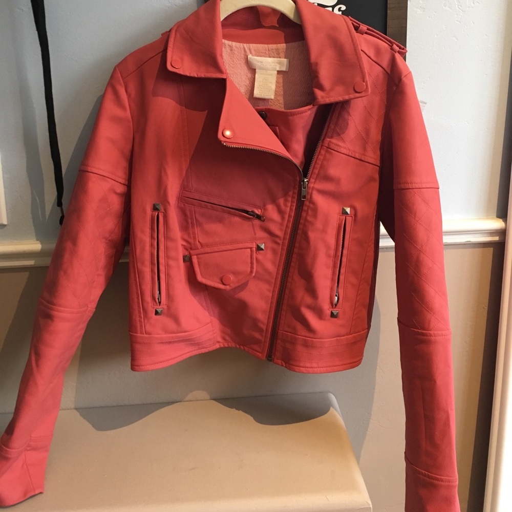 MM Couture Pink Rain Jacket