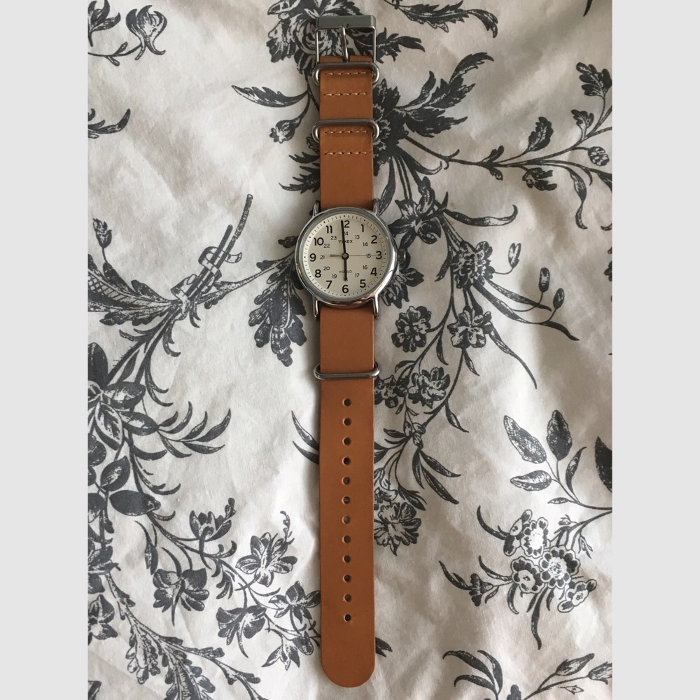 🚫SOLD🚫NWOT Timex Watch with Camel Leather Band