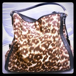 🛑sold🛑COACH MADISON OCELOT PHOEBE SHOULDER BAG