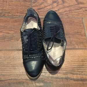 Sam and Libby laser cut flats close toed