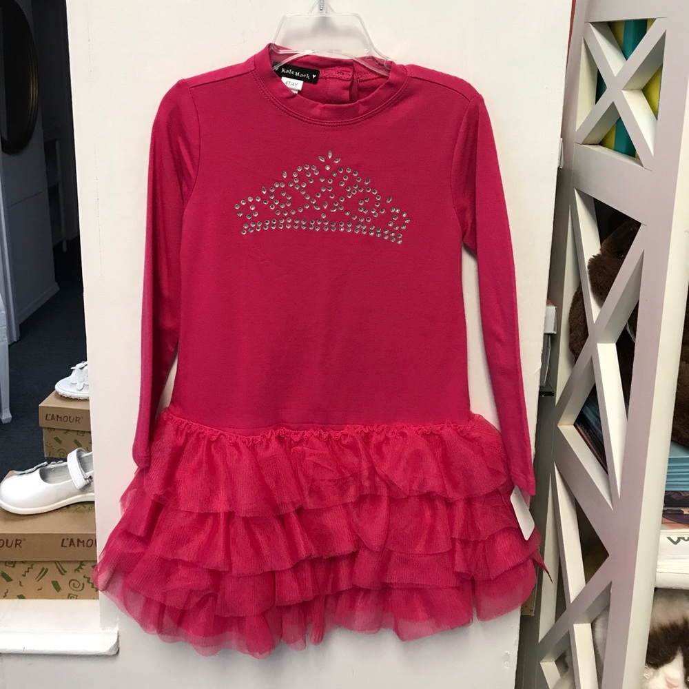 Pink tiara dress