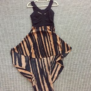 Animal printed dress