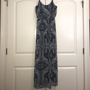 Aztec Print Maxi Dress