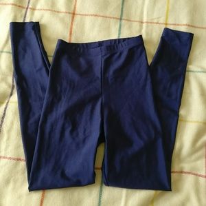 American Apparel cobalt tricot leggings