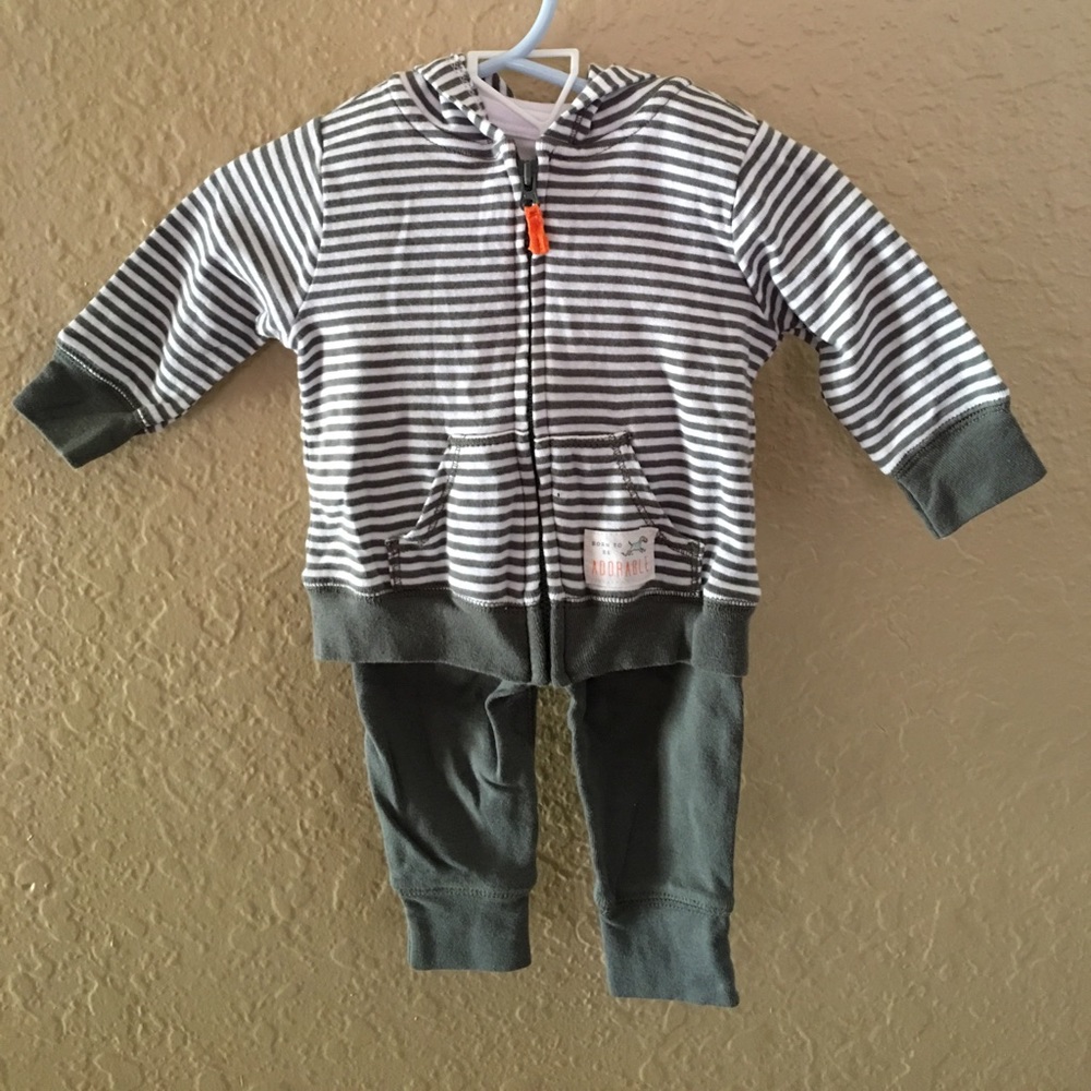 Adorable baby sweater and pants outfit