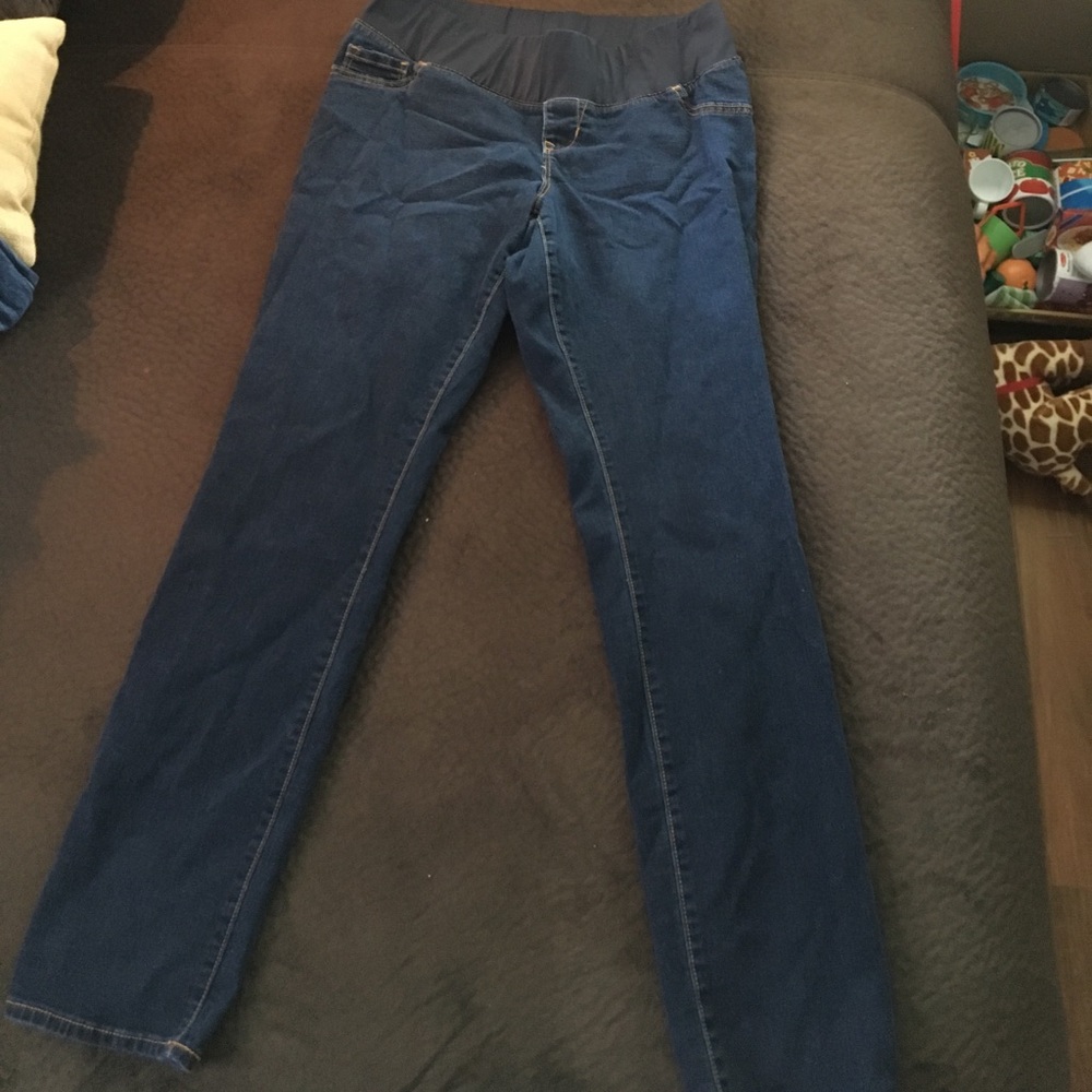 Old Navy Skinny Maternity Blue Jeans