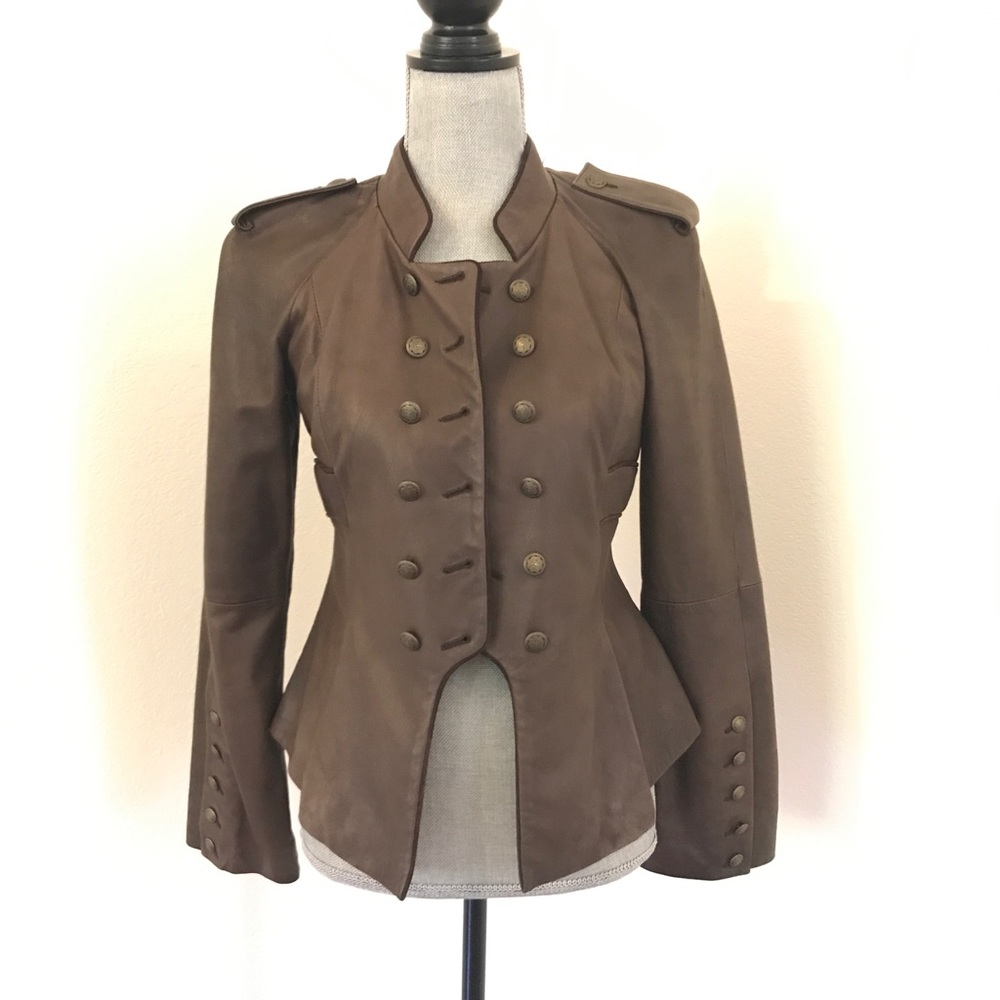 Bebe leather jacket