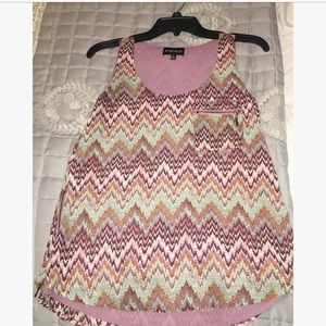 My Michelle Zipper Blouse