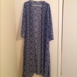 XL Sheer duster kimono