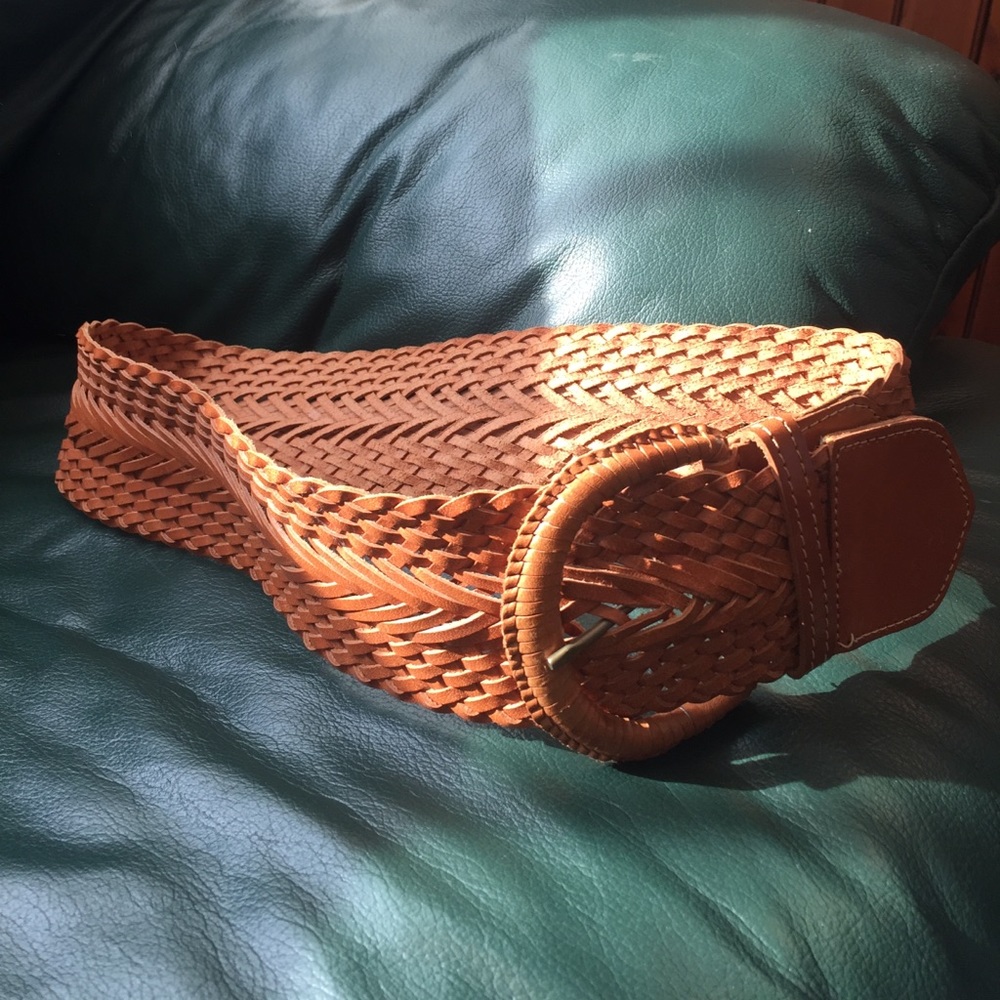 Light Brown Genuine Leather Belt
