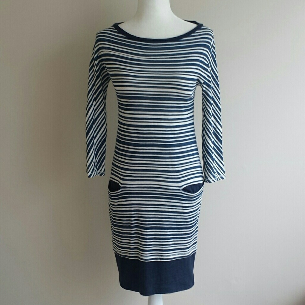 Rag & Bone Knit Womens Small Striped Dress