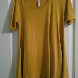 LuLaRoe Perfect Tee Mustard color