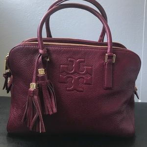 Tory Burch Thea Triple Zip compartment Satchel