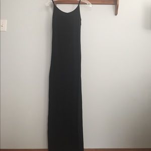 Black maxi dress