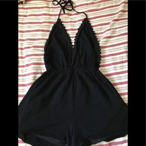 Kendall and Kylie black romper