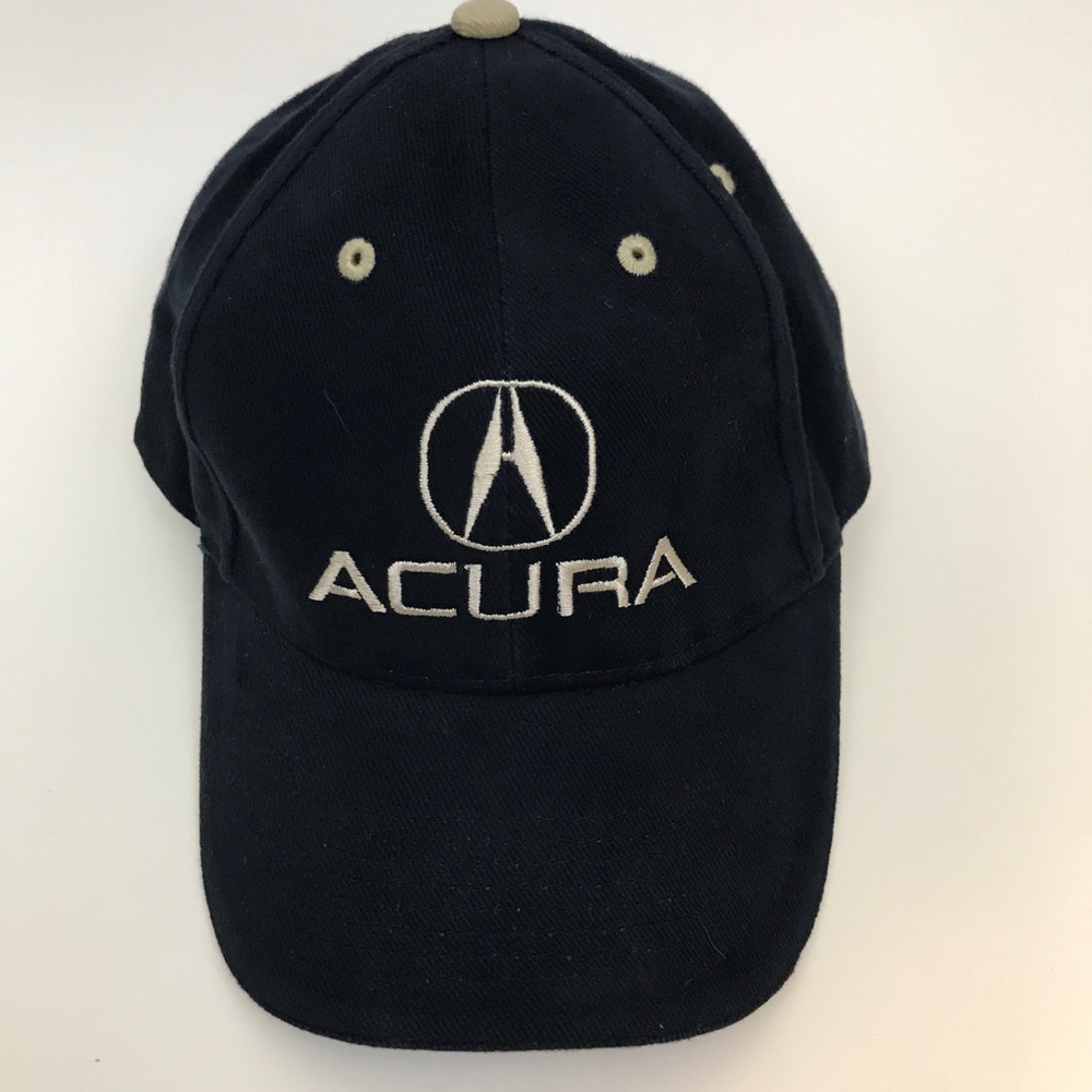 Acura Black Embroidered Logo Baseball Cap Adult
