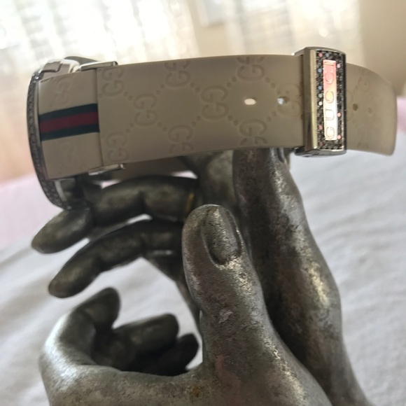 Gucci Digital White 5.5 Ct Watch
