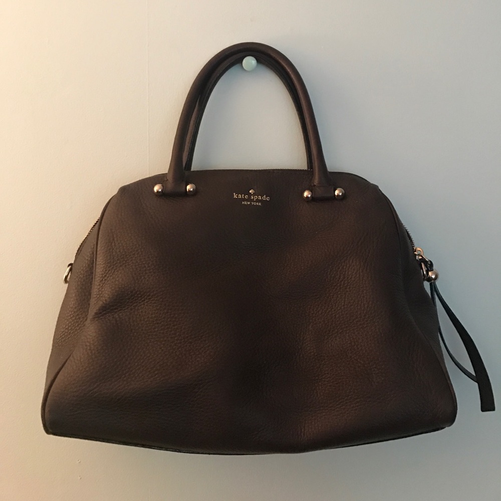 Kate Spade Brown Leather Tote Bag