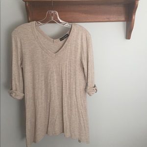 Cream colored 3/4 sleeve top