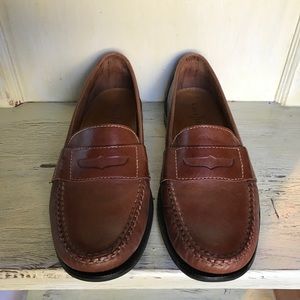 Cole Haan Douglas Brown Leather Loafers Sz 9M