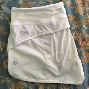 Lululemon White Speed Shorts Size 10