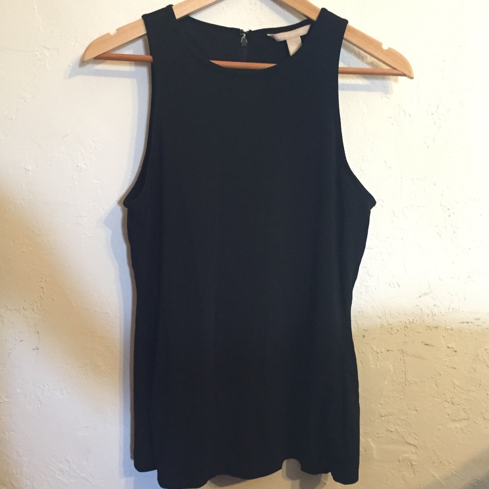 Black Banana Republic Sleeveless Tunic
