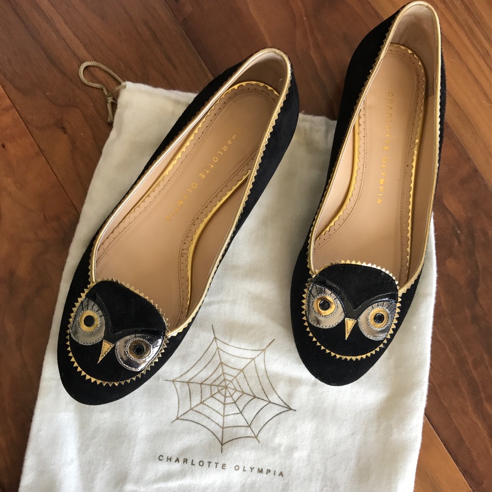 Charlotte Olympia Owl Loafers