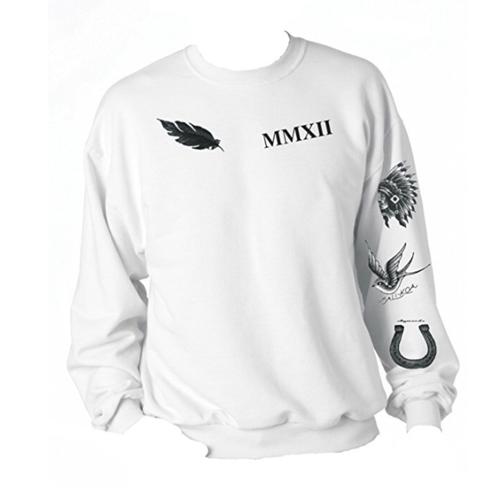 Calum Hood 5sos Women's Sweatshirt Tattoos