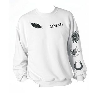 Calum Hood 5sos Women's Sweatshirt Tattoos