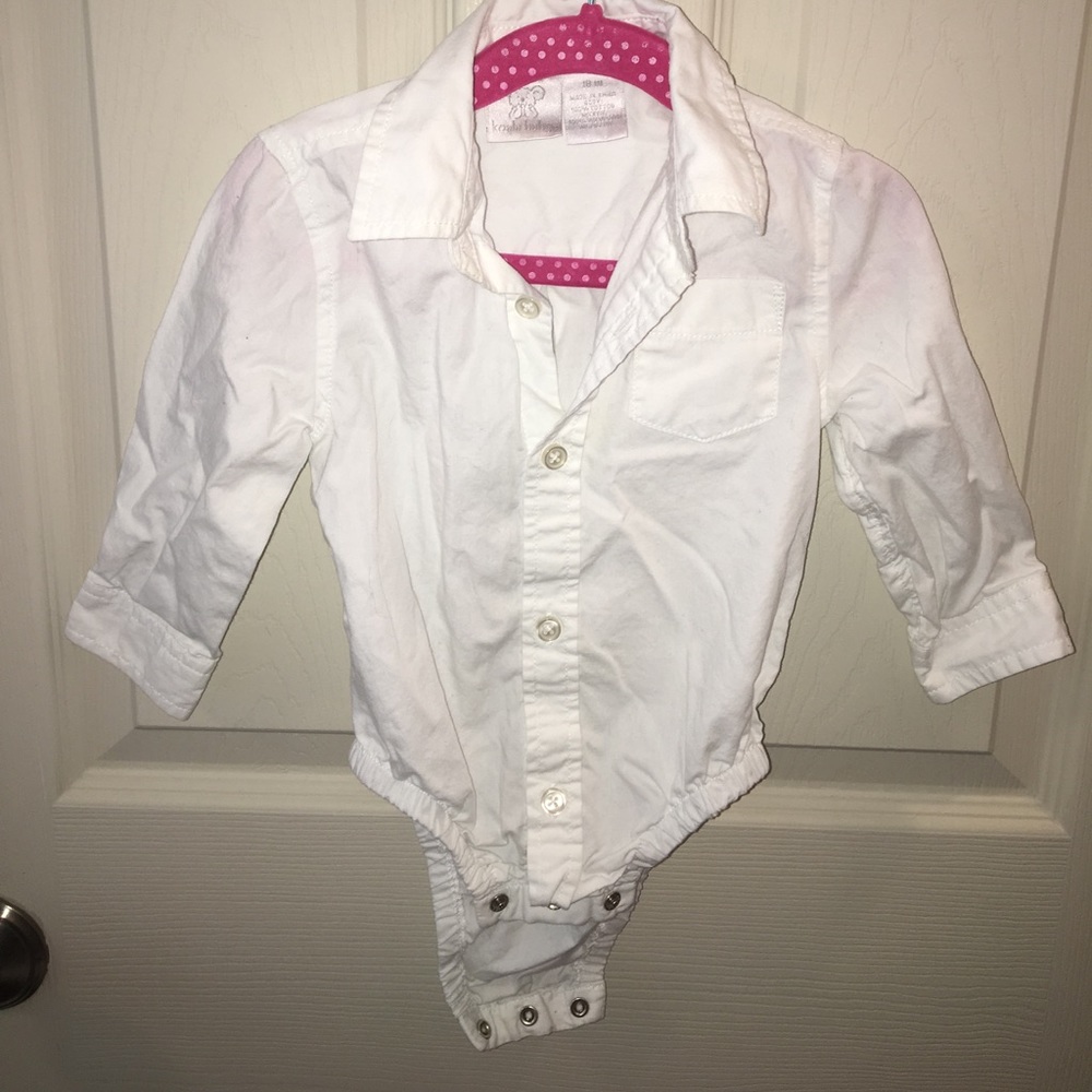 Button up onesie.