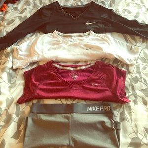 Nike Workout Gear, 3 Piece Bundle