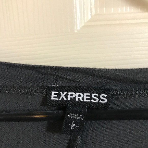 Express Large, boat neck 3/4sleeve top - Picture 2 of 4