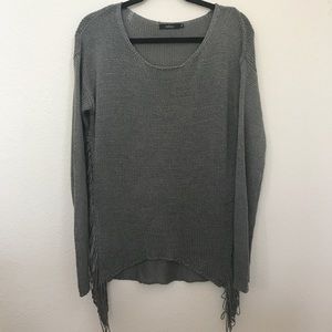 Gray sweater