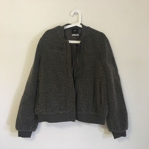 Urban Outfitters Teddy Bomber Jacket