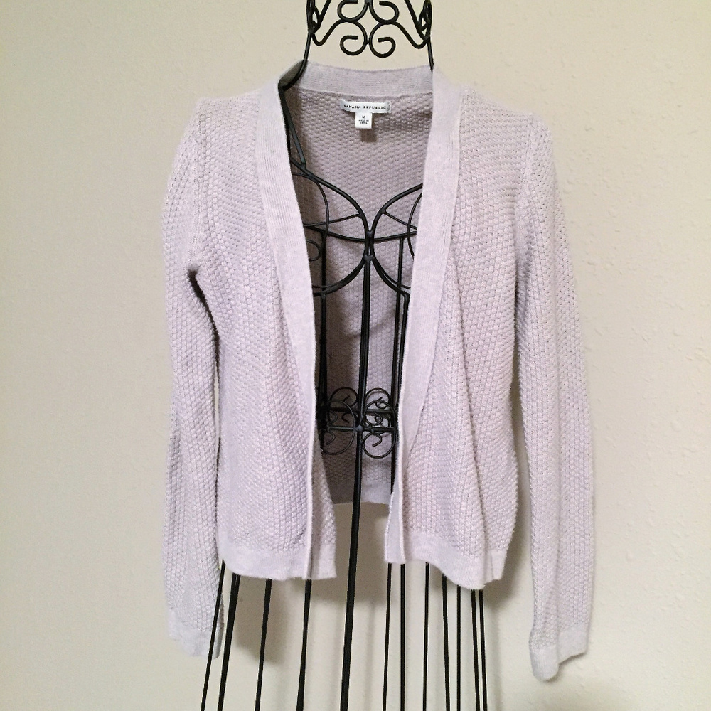 Banana Republic Chunky Knit Neutral Cardigan