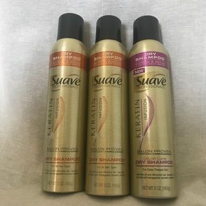Bundle of 3 ✨Dry Shampoo✨SUAVE
KERATIN INFUSION