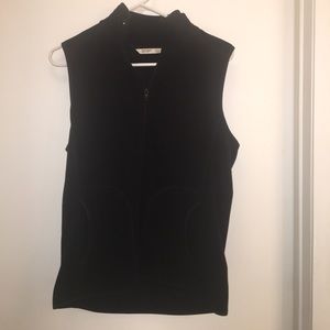 Black Zip up Vest