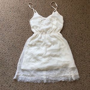 Hollister camisole lace trim dress