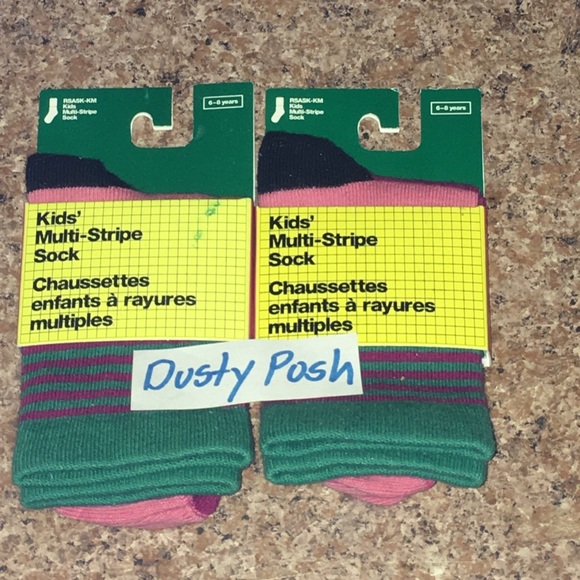 American Apparel Milti Stripe Socks Kids Girls Boy - Picture 1 of 2